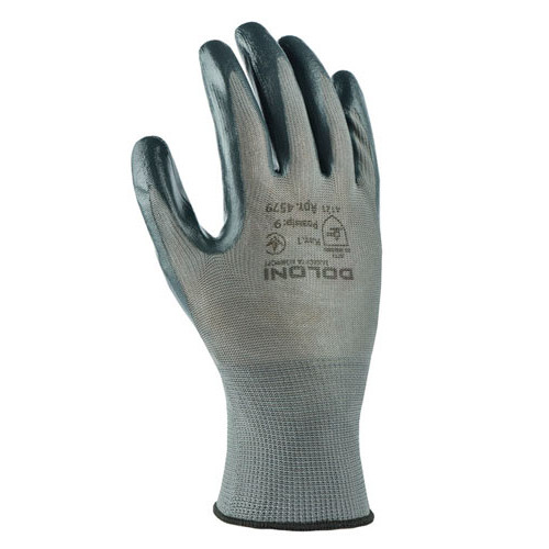 Рабочие перчатки DOLONI 4579 трикотажные с нитриловым покрытием неполный облив